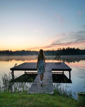 Фото номера Дом с 3 спальнями Дома для отпуска Hunters Rest House Rātnieki г. Nastrova 23